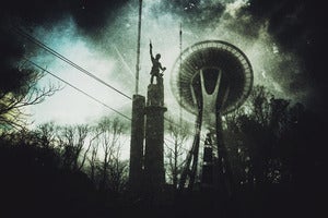 Image of Vulcan/Space Needle photograph print by Ryan Russell