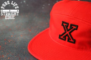 Image of Red On Black X 5 Panel (Pre Order)