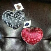 Image of Studded Heart Clutch Purse