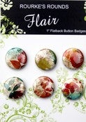 Image of Herbarium Flair - 6 x 1" Buttons / badges - Rourke's Rounds