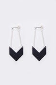 Image of Earring 'Solar' Charcoal