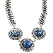 Image of Viv Necklace-Navy