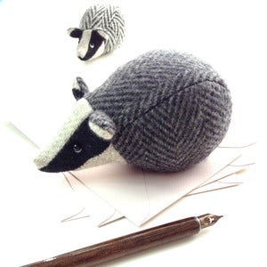 Image of -NEW PRODUCT- Handmade Paperweight Badger