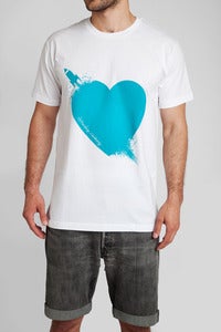 Image of Breaking Hearts T-Shirt Wht/Ptrl