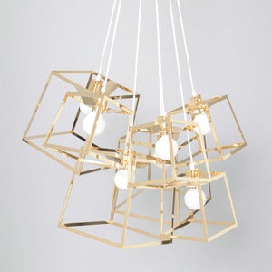 Image of 7 Piece Frame Cluster, Brass or Copper