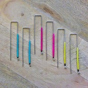 Image of minimalist quill earrings
