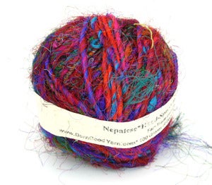 Image of The Original! DGY's Fair Trade Premium Recycled Sari Silk Yarn