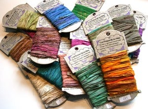 Image of 5 Yards Reclaimed Sari Ribbon