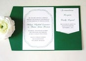 Image of ELSKA POCKETFOLD WEDDING INVITATION - SAMPLE