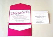 Image of LIEBEN POCKETFOLD WEDDING INVITATION - SAMPLE