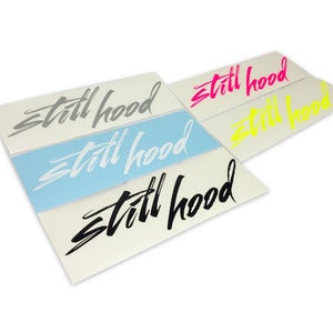 Image of Brushed-Style Sticker: Die Cut