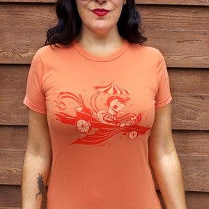 Image of Ladies Peppermint Man T-Shirt: "Apricot Pie"