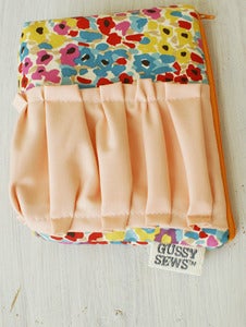 Image of Summer Floral large zip pouch