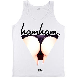 Image of hamham.ass.hell - Tanktop Weiß - Mann