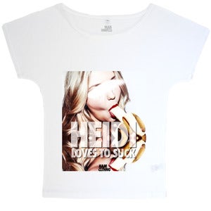 Image of Heidi Sucks - N90 Weiß - Frau