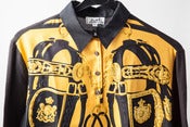 Image of Hermes long sleeve polo shirt M :: vintage clothing 