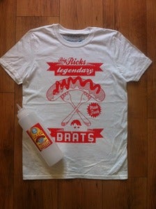 Image of BRATS - red on white