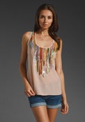 Image of Trina Turk Sola Rainbow Sequin Tank NEW With tags SZ S