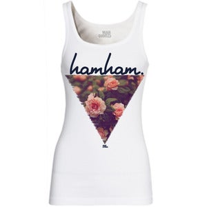 Image of hamham. Aztec Flowers - Tanktop Weiß - Frau