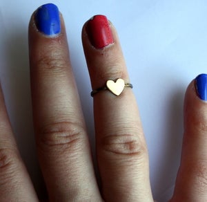 Image of Heart Digit Ring