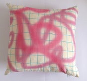 Image of Graffiti hemp cushion