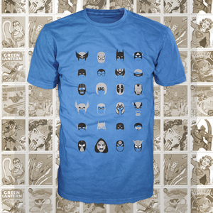 Image of Comic Masks - Royal Heather