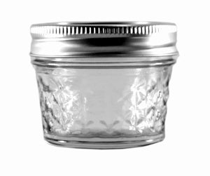 Image of NEW! Ball 4 oz Quilted Crystal Jars
