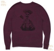 Image of Day of the Dead Cranberry Cardigan (Unisex)