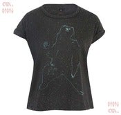 Image of Bear Speckled Black-T (Girls) 