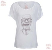 Image of Laughing White Batwing-T (Girls Tencel)
