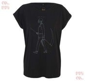 Image of Mr Death Black Roll Sleeve-T (Girls)