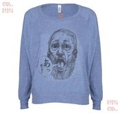 Image of Cave Athletic Blue Batwing Pullover (Girls)