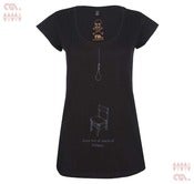 Image of Hang Black Tunic-T (Girls Organic)