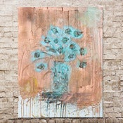 Image of copper flowers 24 x 30