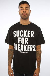 Image of Sucker For Sneakers Tee-Black