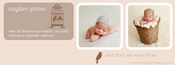 Image of Peahead Prints: Simply Stated Timeline Cover Template 1