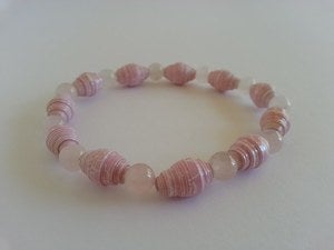 Image of Love and Peace - Pretty in Pink AYA Bracelet