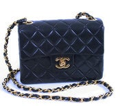 Image of CHANEL Lambskin Quilted Mini Flap
