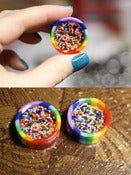 Image of Rainbow Sprinkle Plugs