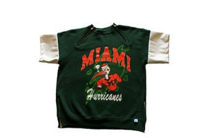 Image of D.Fame "Miami Hurricanes" Crewneck