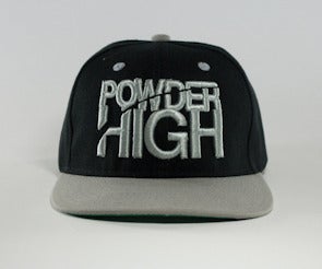 Image of Stacked Snapback - Black/Grey