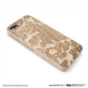 Image of Filter017 LAND OF LOST CAMOUFLAGE WOOD ENGRAVED iPHONE5 CASE