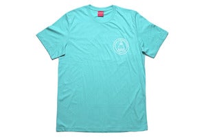 Image of Laser OG logo round in Tropical blue