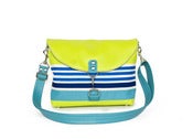Image of Clutch in Malibu Stripes