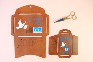 Image of Wooden envelope template