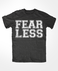 Image of NEW - Fearless Tshirt Black
