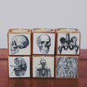 Image of Decoupaged Reclaimed Wooden Candle Blocks