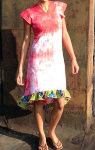 Image of Tye Dye Hi Lo Dress