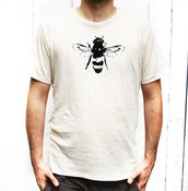 Image of Mens White Bee Tee