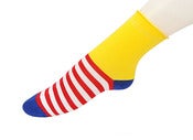 Image of Circus Stripe Socks - 2 Colour ways
